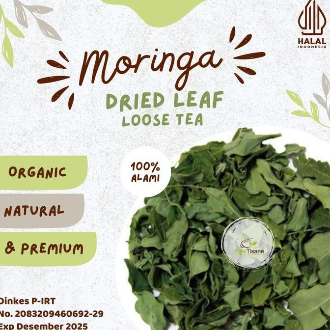 

SALE!!! Dried Moringa Leaf Tea / Teh Daun Kelor Kering - 50 Gram