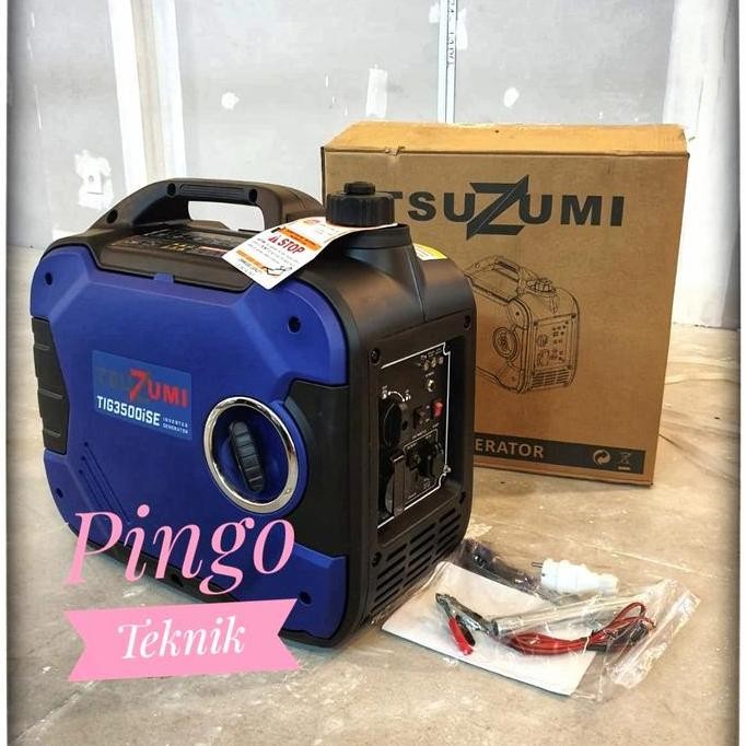 

Terlaris Genset Super Silent 3 Kva/2500 Watt Tig3500Ise Tsuzumi Electric Stater
