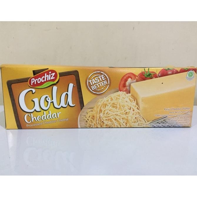 

Baru Prochiz Gold Cheddar Blok 2kg Processed Cheese Berkualitas