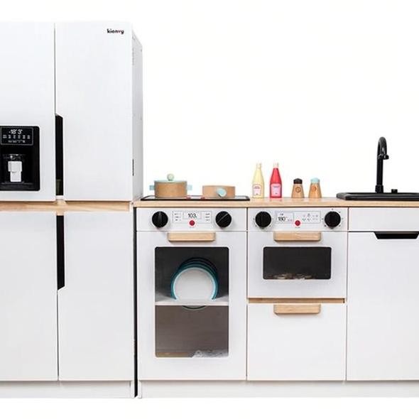 Ern Kienvy Wooden Kitchen Set Mainan Dapur Dapuran Anak Kayu Masak