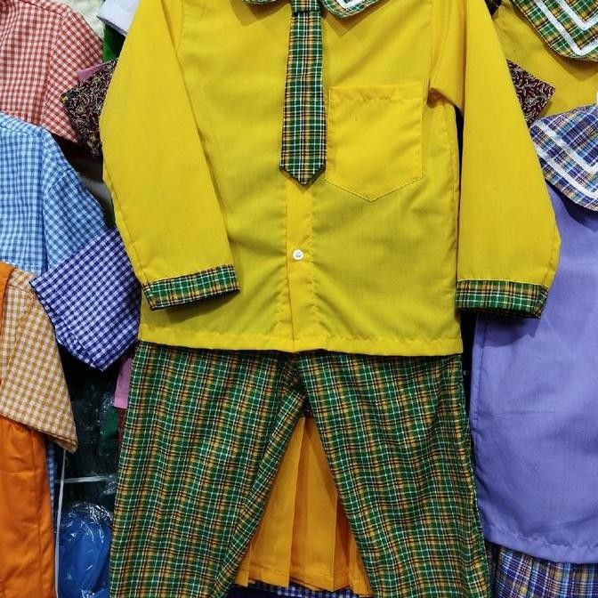 Murah Seragam Sekolah Anak Tk/ Baju Sekolah Anak Paud/ Seragam Sekolah Anak/Satu Set Seragam Tk Paud