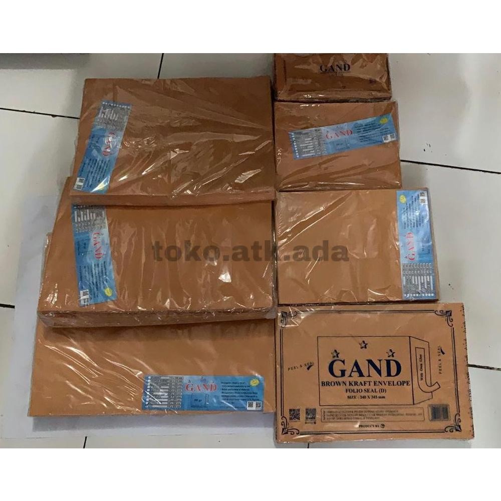 

AMPLOP COKLAT DENGAN SEAL UKURAN E (MAP) 275X375 MM / MAP COKLAT DENGAN LEM ISI 100 LEMBAR RB07