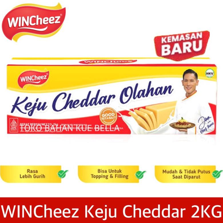 

Baru Keju Wincheez Cheddar 2Kg - Keju Olahan Regular Ekonomis
