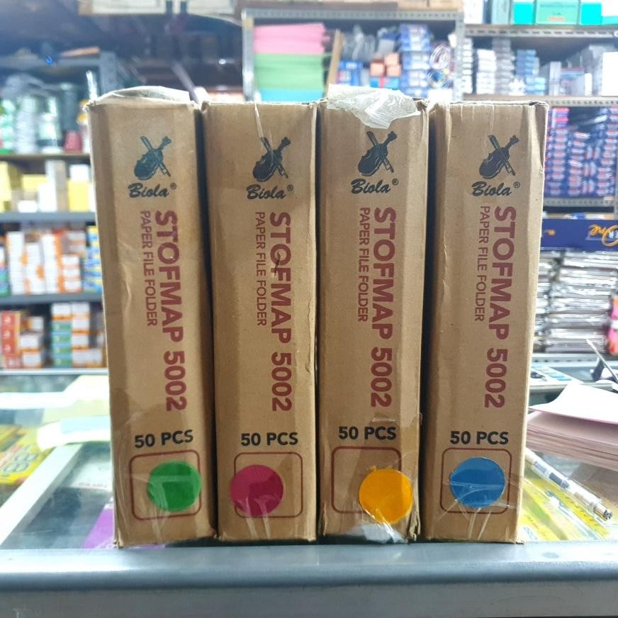 

Stopmap Biola 5002 Warna Menarik 50 Pcs