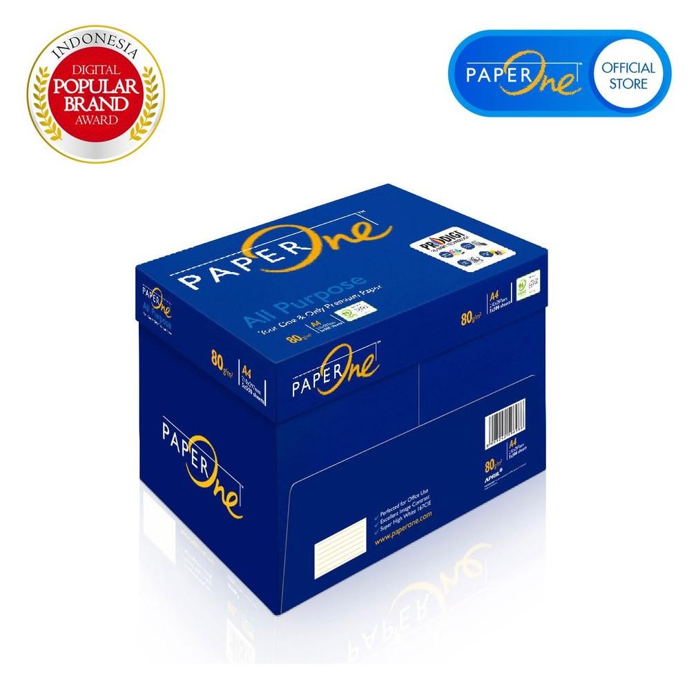 

Sale! Paperone Kertas A4 80Gsm All Purpose 1 Box (2500 Lembar)