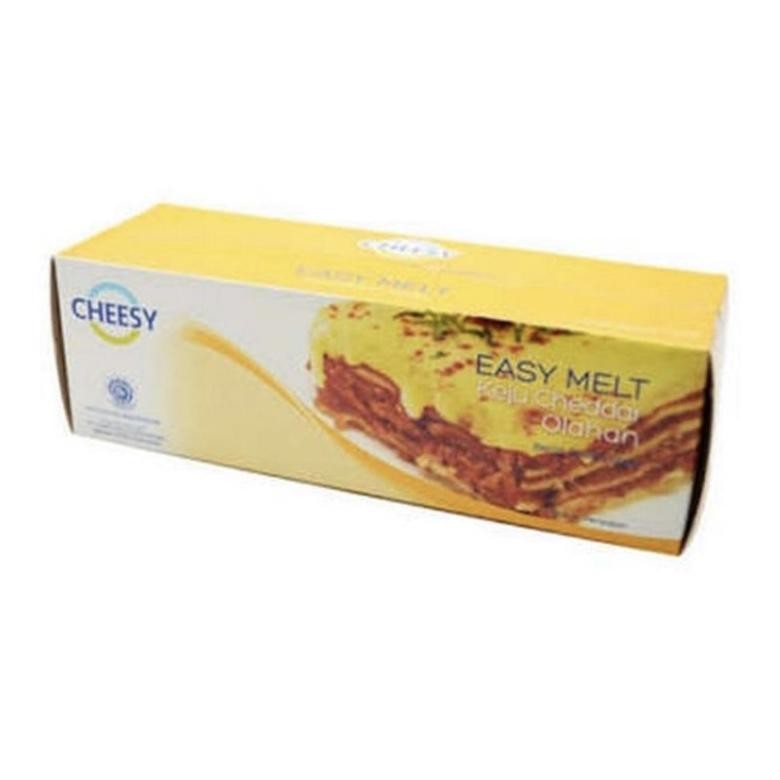 

Baru Keju Cheesy Easy Melt Cheddar 500g - Leleh Cepat untuk Masakan
