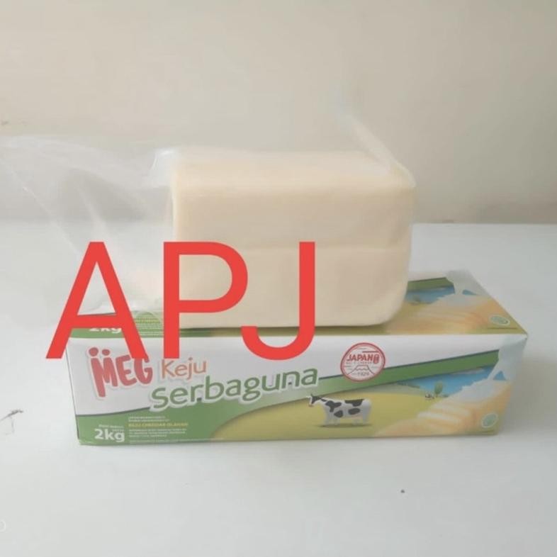 

Baru Meg Keju Cheddar 1kg - Keju Cheddar Blok Serbaguna Halal