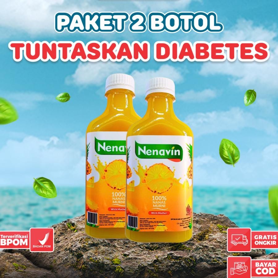 

Cuka Nanas Nenavin 2 Botol Tuntaskan Diabetes