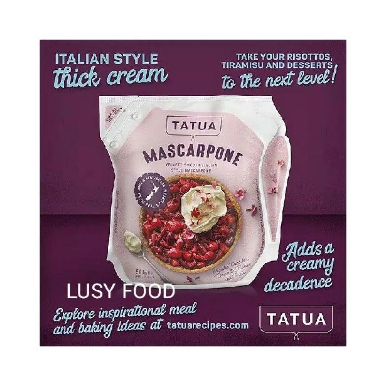 

Baru Tatua Mascarpone Cheese 500gr - Keju Mascarpone Halal dari New Zealand