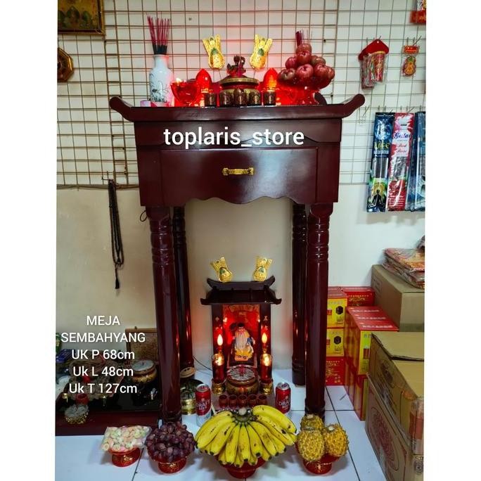 

Terlaris Meja Sembahyang Kayu 68X48X127 Hoki