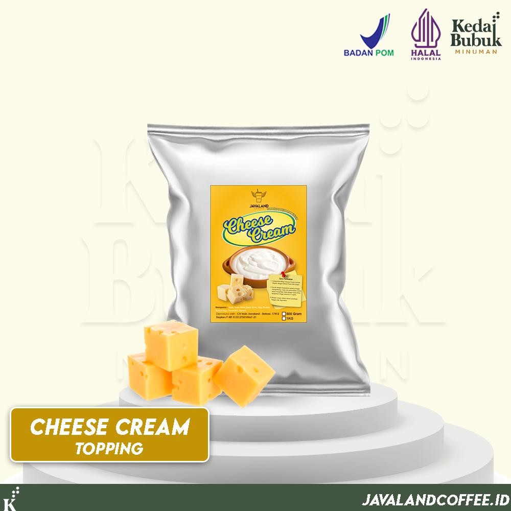 

Baru Toping Bubuk Cheese Cream 500gr - Keju Krim Bubuk untuk Kue & Snack