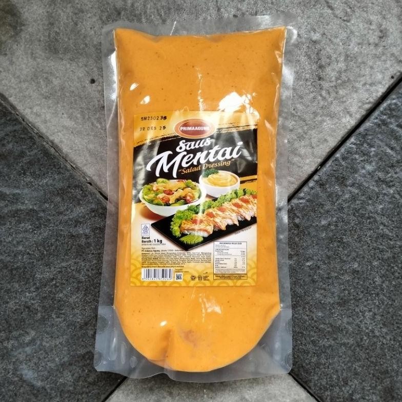 

Baru Saus Mentai Primaagung 1kg Saus Mentai Premium Warna Oren untuk Sushi & Rice Bowl