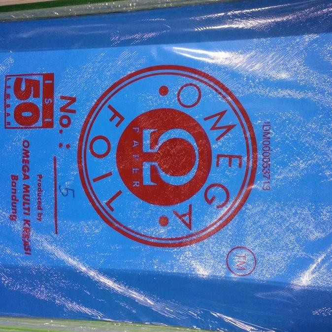 

Sale! Kertas Cover Omega Foil Karton Tebal Kertas Kover Omega Warna Emas/Perak