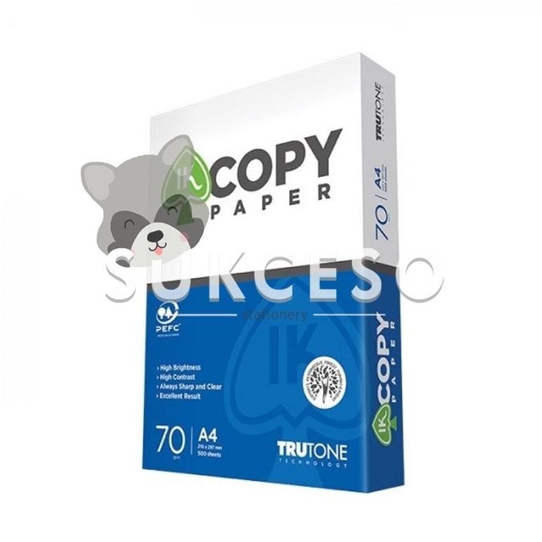 

Sale! Ik Copy A4 70Gsm 500 Lembar Kertas Fotocopy Print Putih Berkualitas