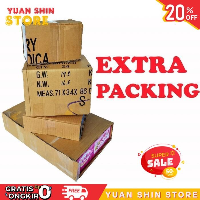 

EXTRA PACKING KARDUS - TAMBAHAN PACKING KUALITAS PRODUK TERBAIK