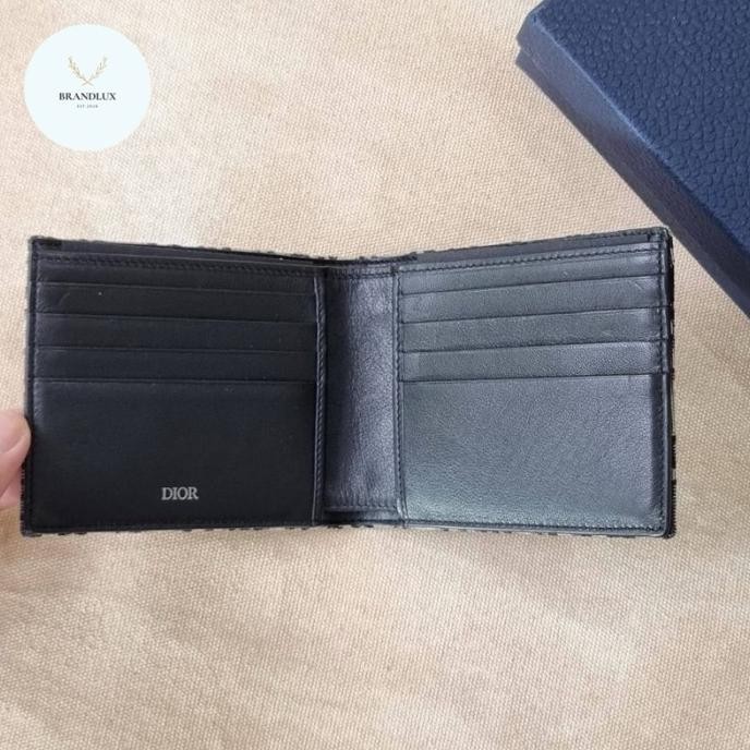Grosir Dior Bifold Oblique Jacquard Wallet Man (All Card)