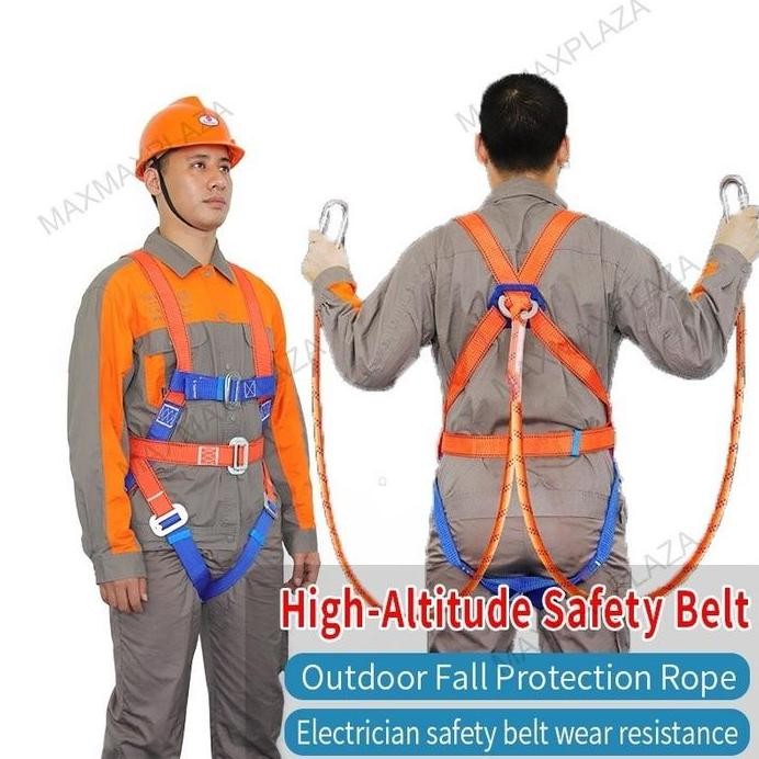 

Terlaris Safety Body Harness Hook/ Safety Belt Proyek/Sabuk Keselamatan Kerja Udara, Sabuk Keamanan Ketinggian Panjat Tebing Latihan Memperluas Seluruh Tubuh Harness Konstruksi Perlengkapan Pelindung