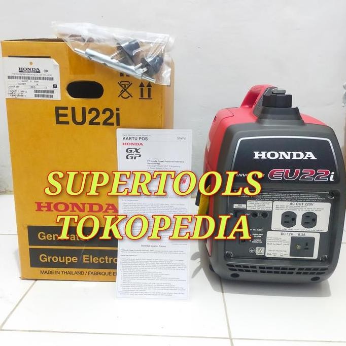 

Terlaris Generator Listrik Honda Eu22I Genset Silent 2000 Watt Eu 22 I Original