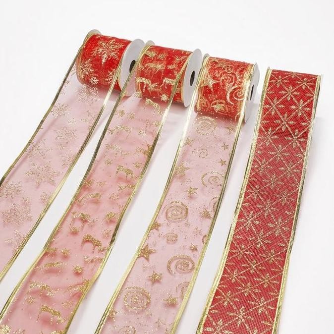 

Pita Pohon Natal Roll 6cm Red Ribbon Series pita roll pita organdi pita satin pita mini pita natal pita dekorasi natal pita hiasan natal pita pajangan natal ribbon