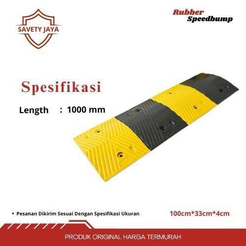 

Terlaris Promo Polisi Tidur 100Cm Karet Rubber Speed Hump Polisi Tidur Karet Ru
