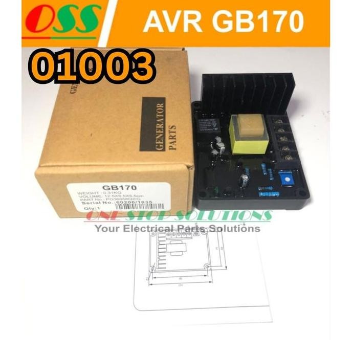 

Terlaris Avr Brush Generator Universal Gb 170 Gb-170 Gb170 Avr Genset Universal