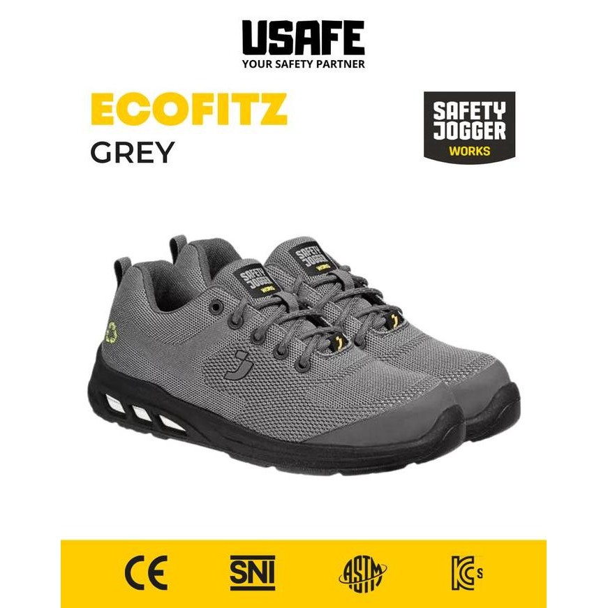 

Terlaris Sepatu Safety Jogger Fitz Grey Abu Abu