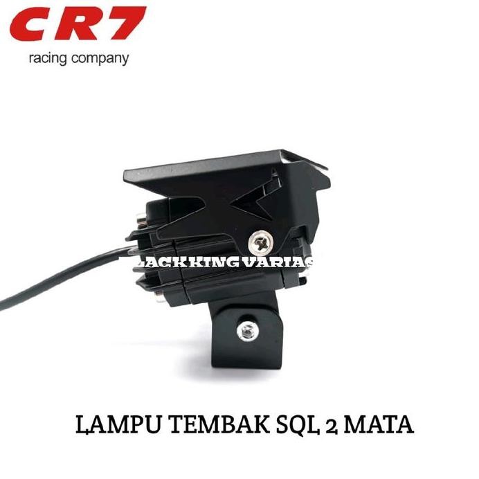 Lampu Tembak SQL 2 Mata Cr7 Lampu Tembak Led Laser D2 Sql Lampu Sorot 2 Mata Foglamp Cr 7 Car