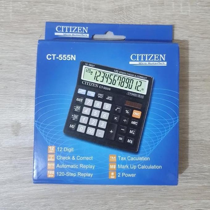 

restock Kalkulator Citizen CT 555N - Calculator Citizen - (12 Digit)