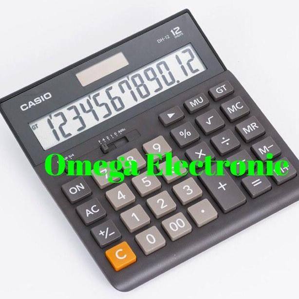 

restock Casio DH 12 - Calculator Desktop Kalkulator Meja Kantor Office DH-12