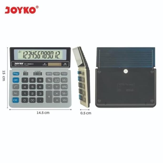 

restock Kalkulator JOYKO CC868-CH 12Digit / Calculator JOYKO ORI Check Correct