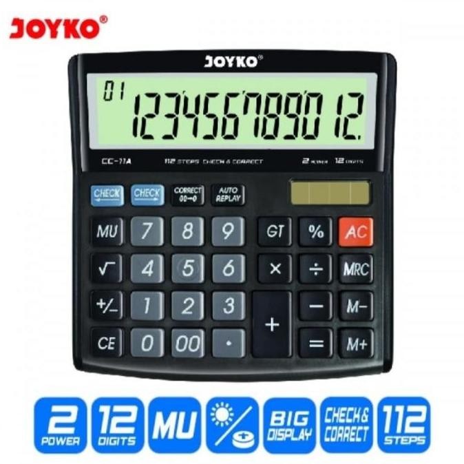 

restock Calculator JOYKO CC 11A 12 Digit CHECK & CORRECT Kalkulator CC11A