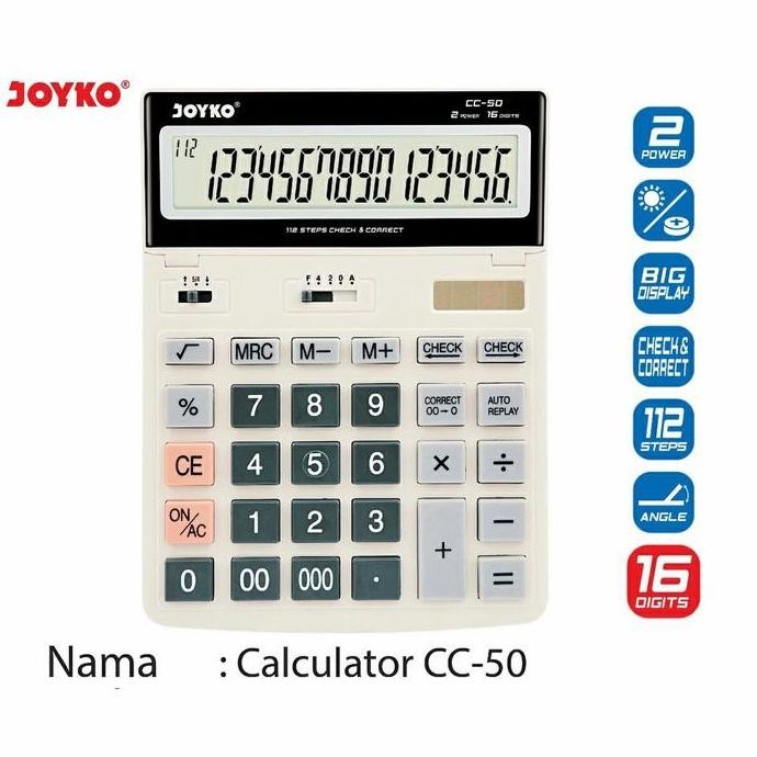 

restock Calculator Joyko CC-50