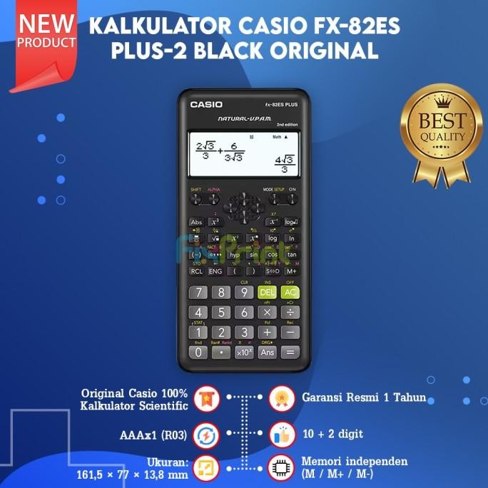 

restock Kalkulator Casio fx 82ES PLUS-2 Calculator Scientific New Original