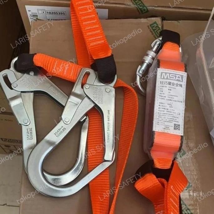 

Terlaris Msa Lanyard Webbing Double Hook Absorber Termurah