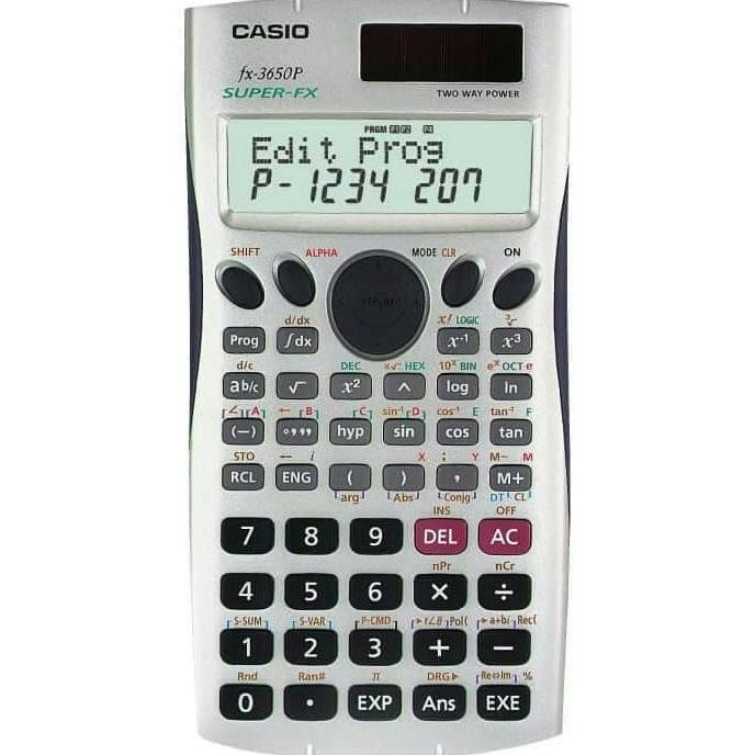 

restock KALKULATOR/CALCULATOR SCENTIFIC/CASIO FX-3650P/PROGRAM#STOK TERBATAS