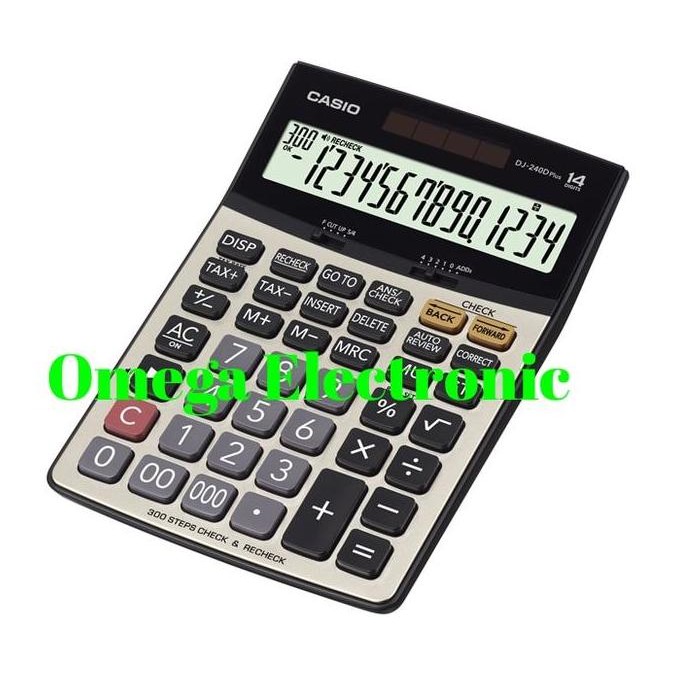 

restock Casio Calculator Check & Correct DJ-240DPLUS - Kalkulator Meja Desktop