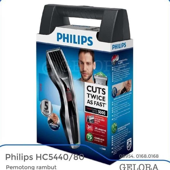 Terlaris Alat Cukur Listrik Philips Hc5440/80/ Pemotong Rambut Elektrik