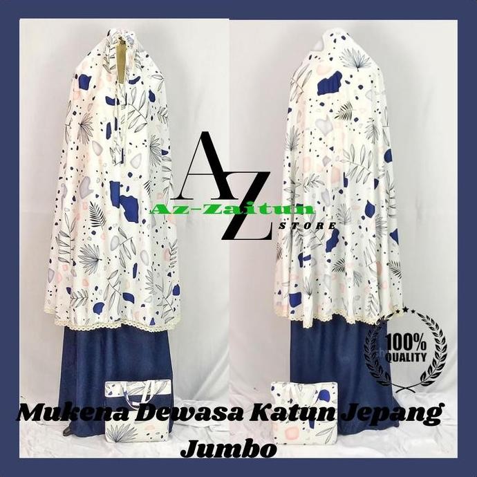 Mukena Dewasa Terlaris Katun Jepang Premium Jumbo /MUKENA DEWASA KATUN