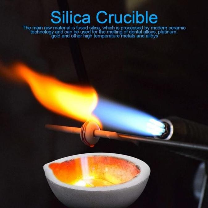 Kowi Lebur Emas Diameter 14/17/19cm Mangkok Kowi Lebur Putih Kowi Platina Untuk Peleburan Ema