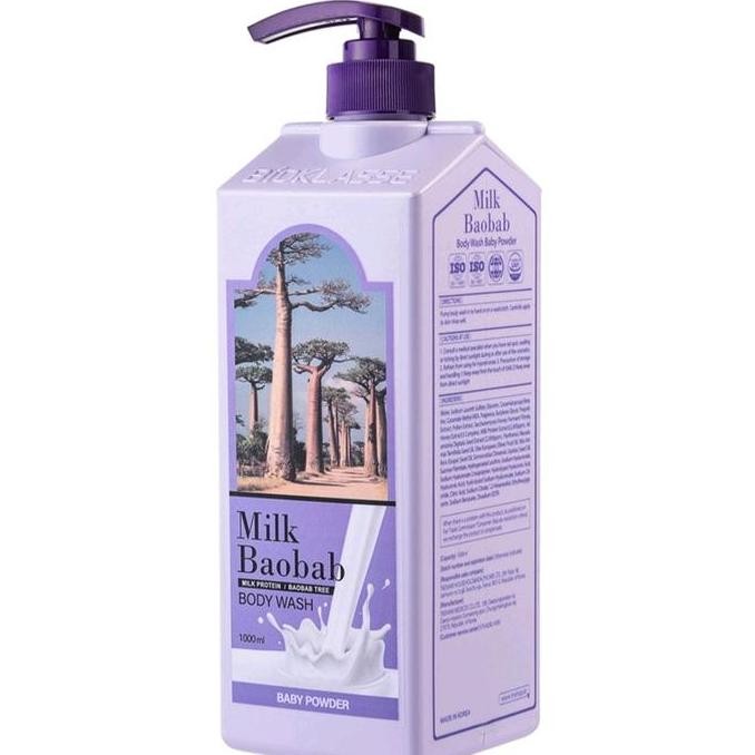 Milk Baobab Perfume Body Wash 1000Ml Sabun Mandi Korea