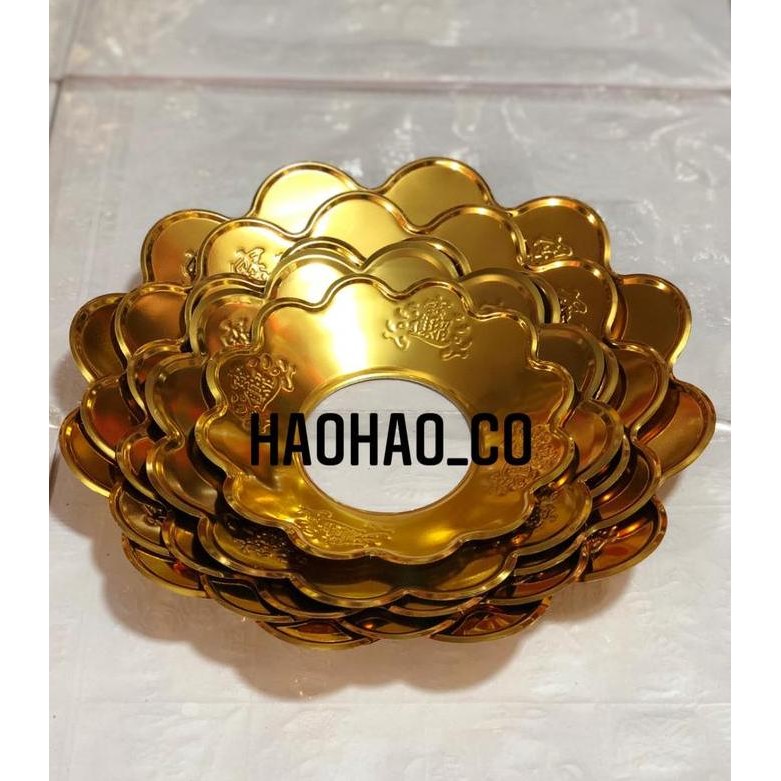 Piring Hiolo Abu / Piringan Abu untuk Hiolo Sembahyang Bahan Kuningan