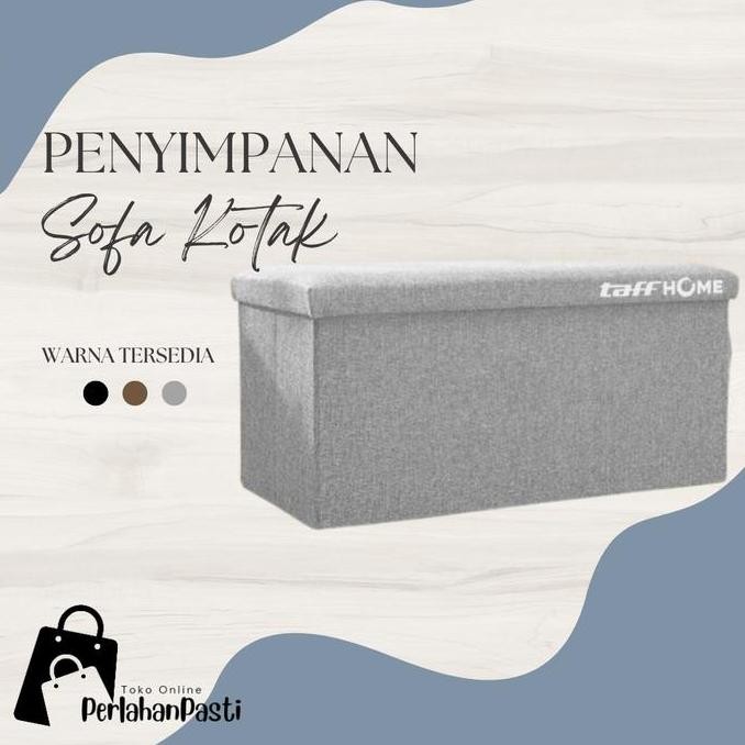 Extra Besar Storage Stool Sofa Lipat Box Container Kotak Penyimpanan