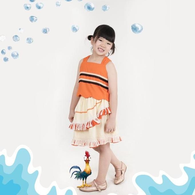 new  MOANA DRESS / KOSTUM MOANA / DRESS ANAK MOANA