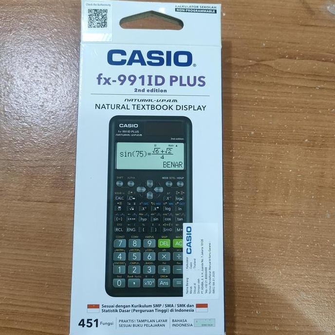 

restock KALKULATOR CALCULATOR CALKULATOR KALCULATOR PRINT CASIO FX 991ID PLUS
