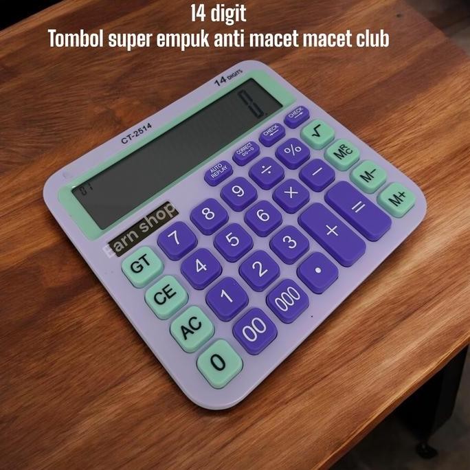 

restock Kalkulator Dagang CTZ 14 Digit CT-2514 | Kalkulator CIIITTIZEN Aeatetic 2514 cantik