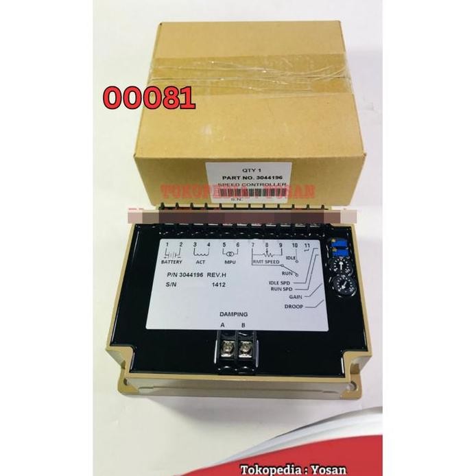 

Terlaris Engine Speed Control 3044196 / Governor Genset 30-44196