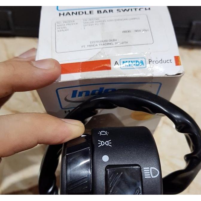 SAKLAR KIRI SATRIA FU150 ASLI ORI MINDA