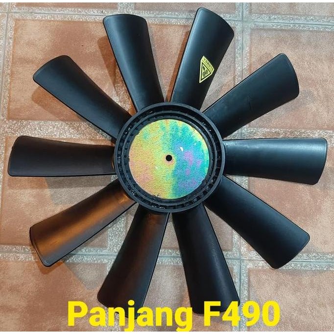 

Terlaris Kipas Radiator Bahan P = 49Cm 10Daun Genset 4105 6105 6D Mitsubishi