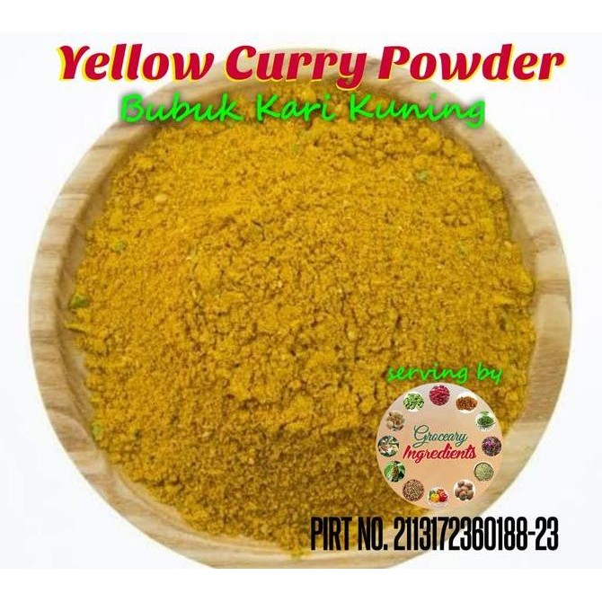 

TERLARIS Yellow Mild Curry Powder 1kg / Bumbu Kari Kuning 1kg ready