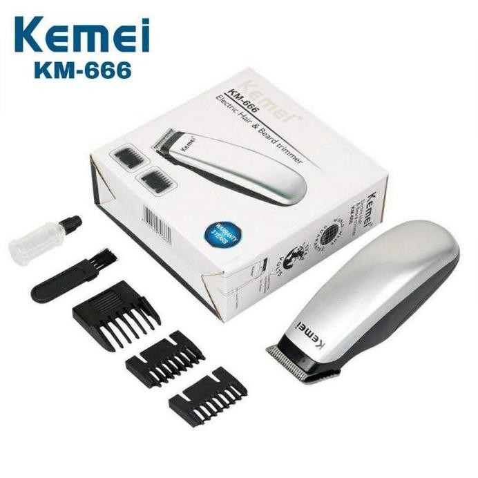 Terlaris Alat Cukur Rambut Elektrik Bergas Portable Kemei Km 666 Original